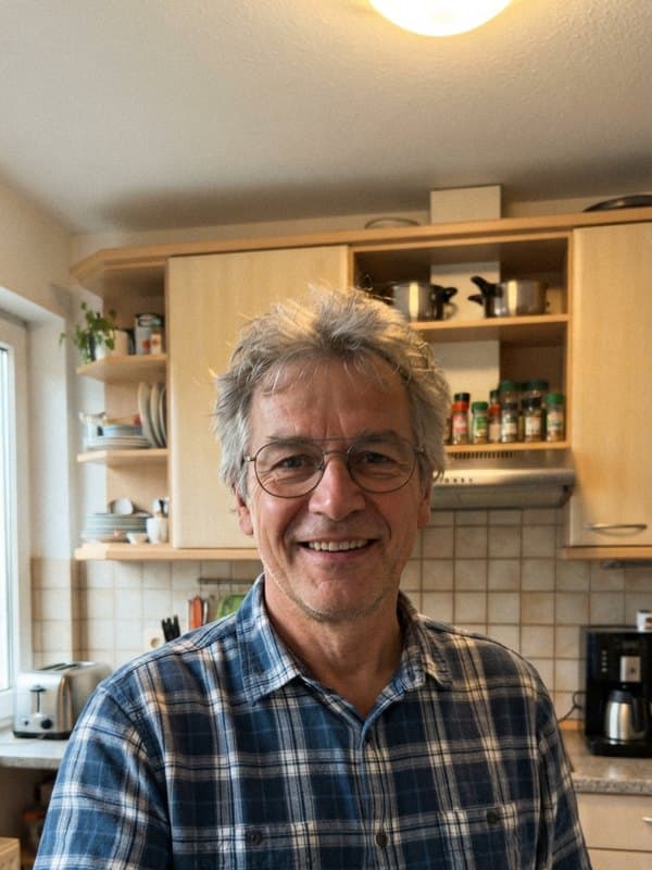 Handyfoto vorher: Aufgenommen in der Küche