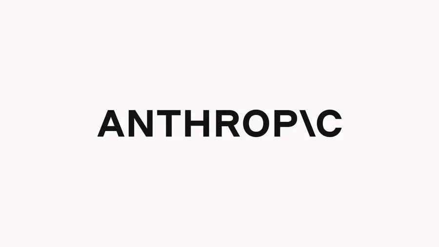 Die Wortmarke von Anthropic auf hellem Grund