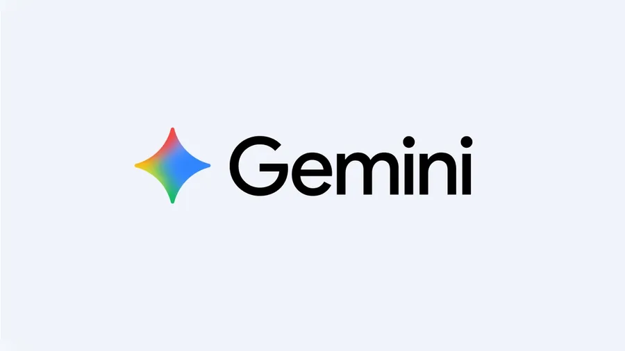 Der Schriftzug Gemini in Schwarz auf hellem Grund